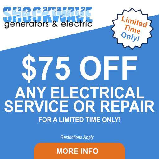 $75 off any electrical service or repair