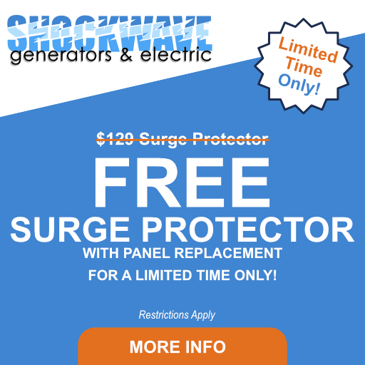 Free Surge Protector with Panel Replacement